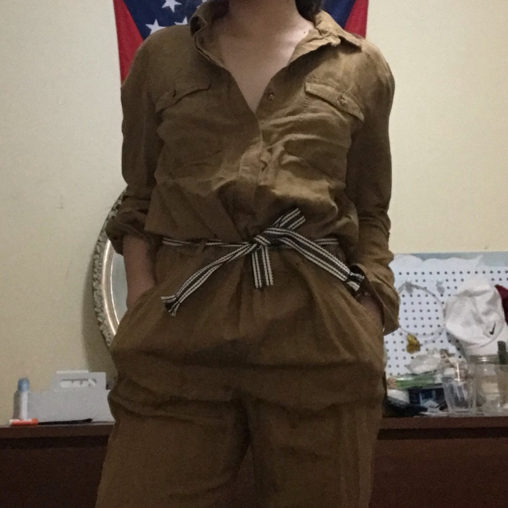 Vintage loft utility jumpsuit